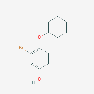 3-Bromo-4-(cyclohexyloxy)phenol