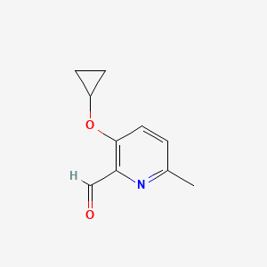 3-Cyclopropoxy-6-methylpicolinaldehyde