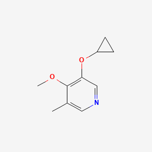 3-Cyclopropoxy-4-methoxy-5-methylpyridine