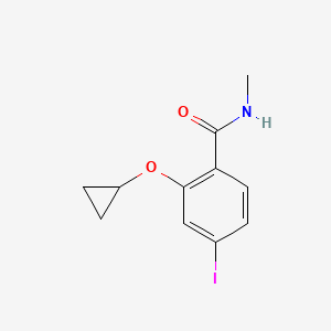 2-Cyclopropoxy-4-iodo-N-methylbenzamide