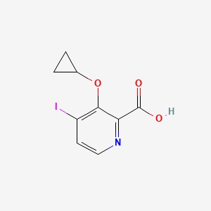 3-Cyclopropoxy-4-iodopicolinic acid