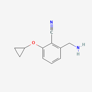 2-(Aminomethyl)-6-cyclopropoxybenzonitrile