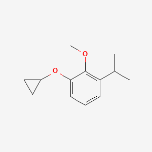 1-Cyclopropoxy-3-isopropyl-2-methoxybenzene