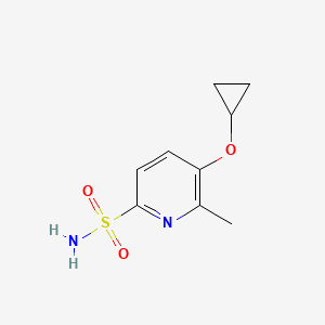 5-Cyclopropoxy-6-methylpyridine-2-sulfonamide