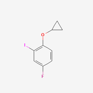 1-Cyclopropoxy-4-fluoro-2-iodobenzene