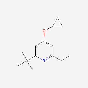 2-Tert-butyl-4-cyclopropoxy-6-ethylpyridine