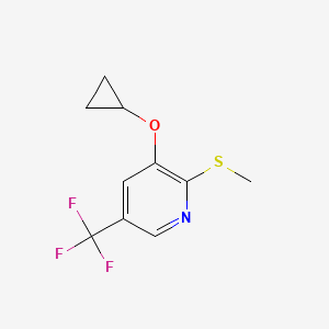 3-Cyclopropoxy-2-(methylthio)-5-(trifluoromethyl)pyridine