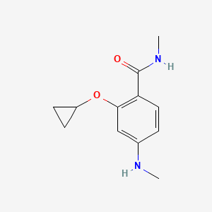 2-Cyclopropoxy-N-methyl-4-(methylamino)benzamide