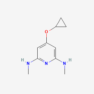 4-Cyclopropoxy-N2,N6-dimethylpyridine-2,6-diamine