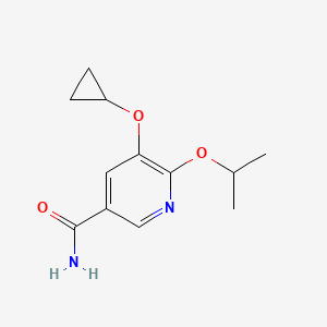 5-Cyclopropoxy-6-isopropoxynicotinamide