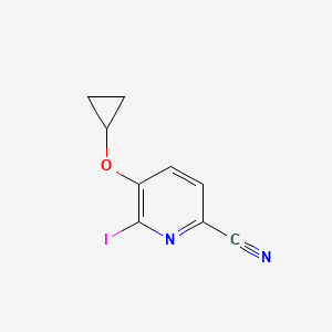 5-Cyclopropoxy-6-iodopicolinonitrile