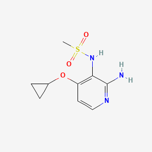 N-(2-Amino-4-cyclopropoxypyridin-3-YL)methanesulfonamide