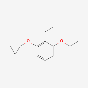 1-Cyclopropoxy-2-ethyl-3-isopropoxybenzene