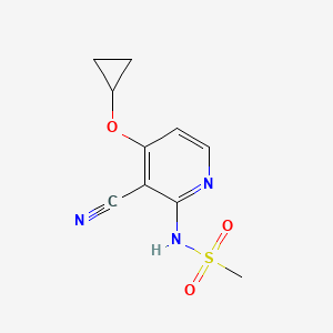 N-(3-Cyano-4-cyclopropoxypyridin-2-YL)methanesulfonamide