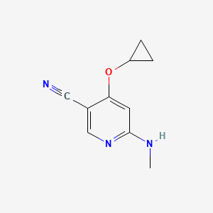 4-Cyclopropoxy-6-(methylamino)nicotinonitrile