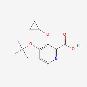 4-Tert-butoxy-3-cyclopropoxypicolinic acid