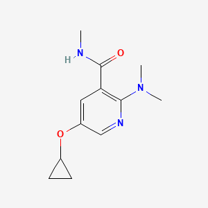 5-Cyclopropoxy-2-(dimethylamino)-N-methylnicotinamide