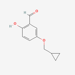 5-(Cyclopropylmethoxy)-2-hydroxybenzaldehyde