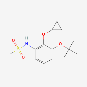 N-(3-Tert-butoxy-2-cyclopropoxyphenyl)methanesulfonamide