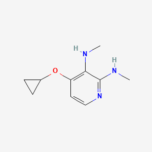 4-Cyclopropoxy-N2,N3-dimethylpyridine-2,3-diamine