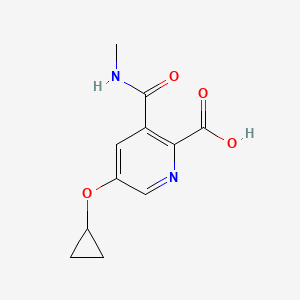 5-Cyclopropoxy-3-(methylcarbamoyl)picolinic acid