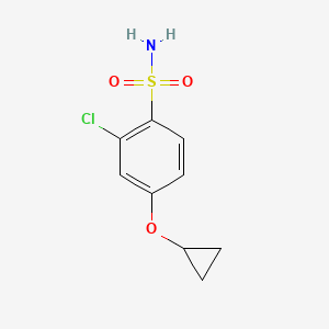 2-Chloro-4-cyclopropoxybenzenesulfonamide