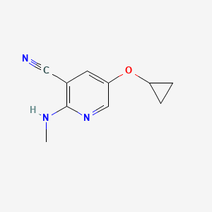 5-Cyclopropoxy-2-(methylamino)nicotinonitrile