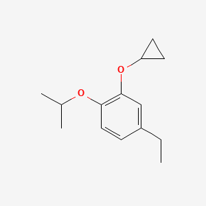 2-Cyclopropoxy-4-ethyl-1-isopropoxybenzene