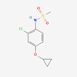 N-(2-Chloro-4-cyclopropoxyphenyl)methanesulfonamide