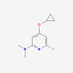 4-Cyclopropoxy-6-iodo-N,N-dimethylpyridin-2-amine