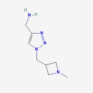 (1-((1-methylazetidin-3-yl)methyl)-1H-1,2,3-triazol-4-yl)methanamine