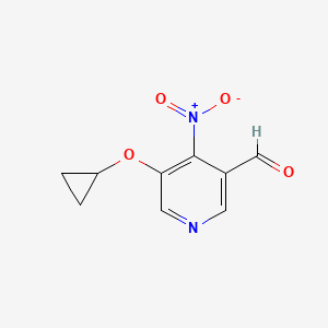 5-Cyclopropoxy-4-nitronicotinaldehyde