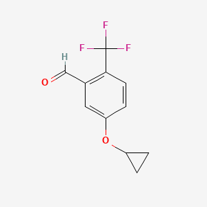 5-Cyclopropoxy-2-(trifluoromethyl)benzaldehyde