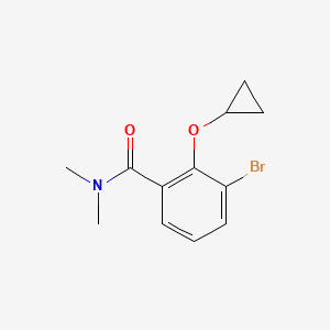 3-Bromo-2-cyclopropoxy-N,N-dimethylbenzamide