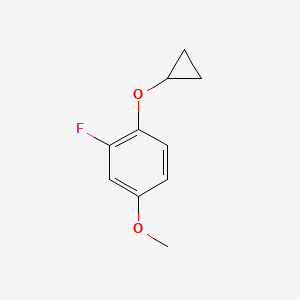 1-Cyclopropoxy-2-fluoro-4-methoxybenzene