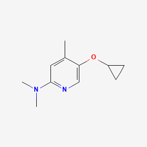 5-Cyclopropoxy-N,N,4-trimethylpyridin-2-amine