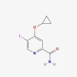 4-Cyclopropoxy-5-iodopicolinamide