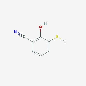 2-Hydroxy-3-(methylthio)benzonitrile