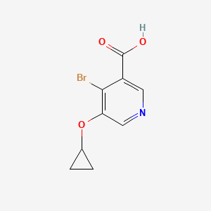 4-Bromo-5-cyclopropoxynicotinic acid