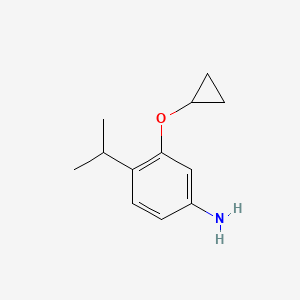 3-Cyclopropoxy-4-isopropylaniline