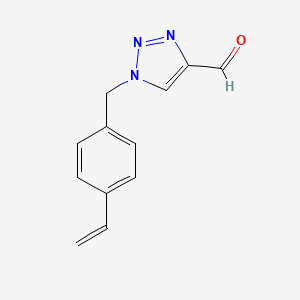 molecular formula C12H11N3O B1482968 1-(4-vinylbenzyl)-1H-1,2,3-triazole-4-carbaldehyde CAS No. 2098076-55-0