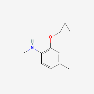 2-Cyclopropoxy-N,4-dimethylaniline