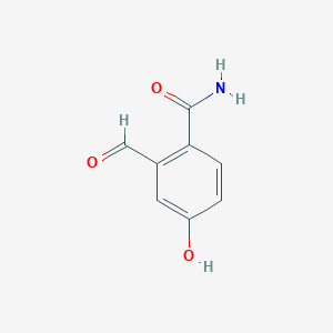 2-Formyl-4-hydroxybenzamide