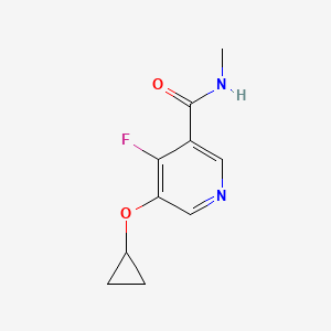 5-Cyclopropoxy-4-fluoro-N-methylnicotinamide