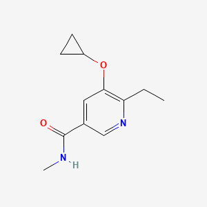 5-Cyclopropoxy-6-ethyl-N-methylnicotinamide