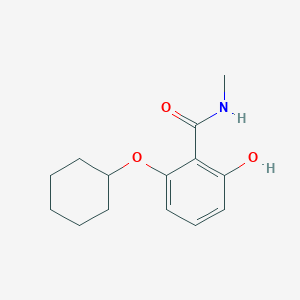 2-(Cyclohexyloxy)-6-hydroxy-N-methylbenzamide