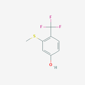 3-(Methylthio)-4-(trifluoromethyl)phenol