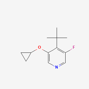 4-Tert-butyl-3-cyclopropoxy-5-fluoropyridine