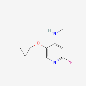 5-Cyclopropoxy-2-fluoro-N-methylpyridin-4-amine