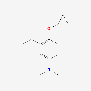 4-Cyclopropoxy-3-ethyl-N,N-dimethylaniline